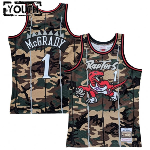 NBA Toronto Raptors Trikot Tracy McGrady 1 Woodland Camo Swingman - Kinder NBA Toronto Raptors Trikot Tracy McGrady 1 Woodland Camo Swingman - Kinder